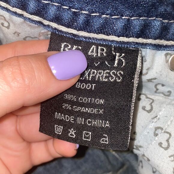 ✨ 2xHP✨Rerock for Express Women's Boot Cut Jeans✨ - Picture 7 of 8